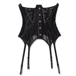 Adore Me Alice Corset (Boobless) | L | Black Lace Lingerie